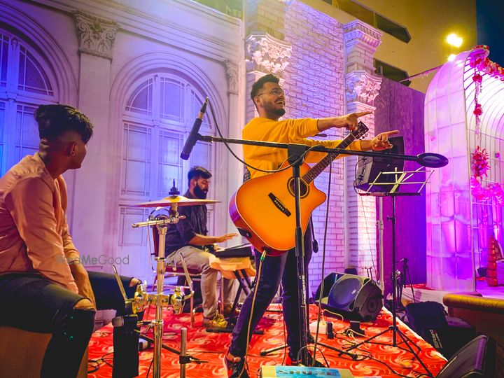 Indian guitarist performing live